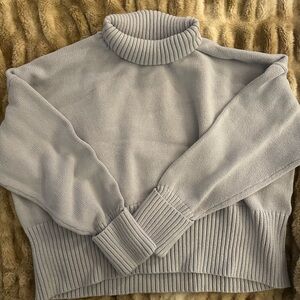525 America Cotton Turtleneck Sweater, size small